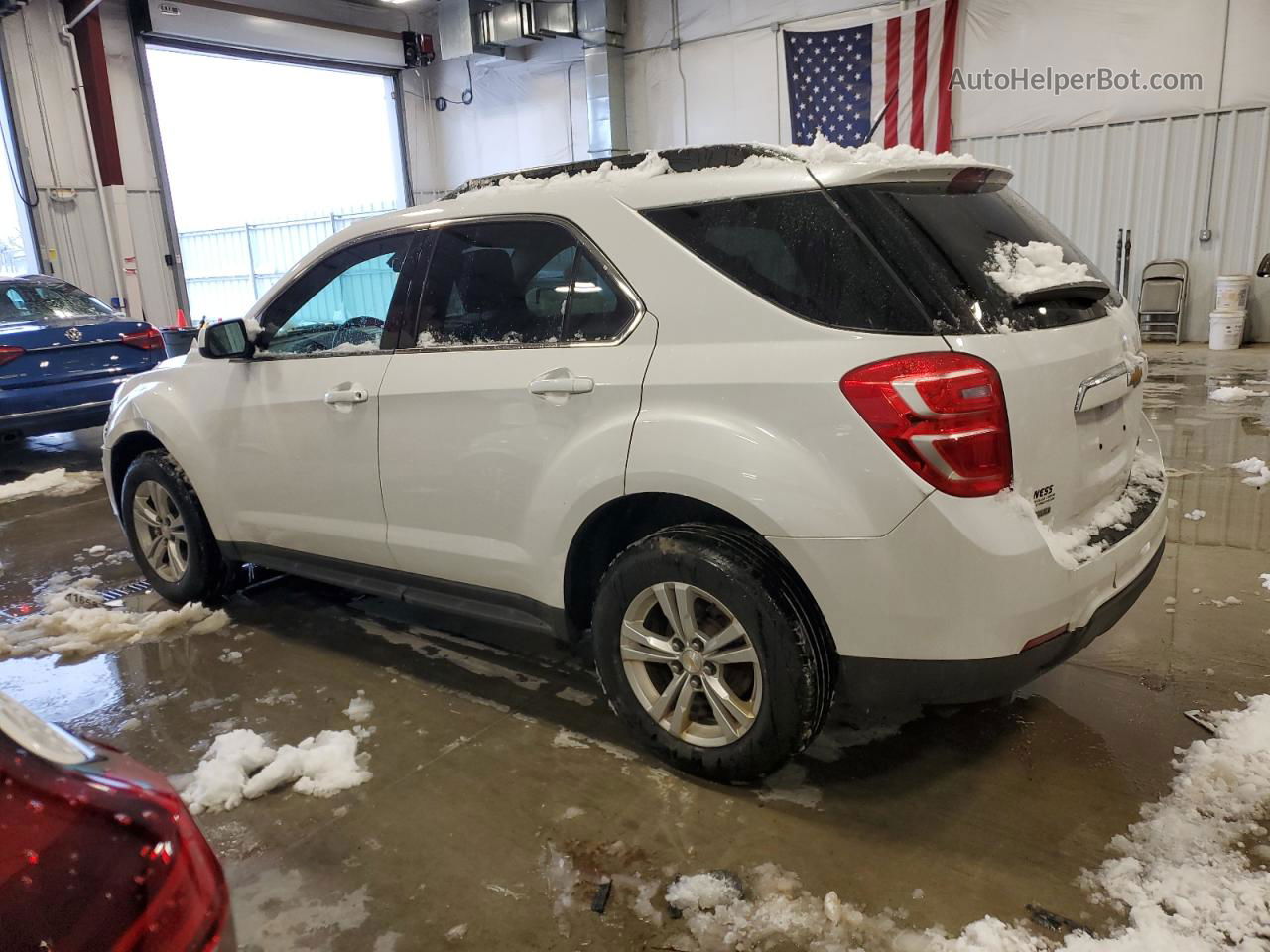 2016 Chevrolet Equinox Lt White vin: 2GNFLFEK8G6215617