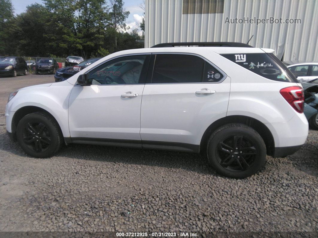 2017 Chevrolet Equinox Lt White vin: 2GNFLFEK8H6128253