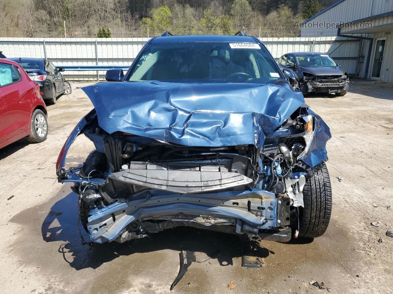 2017 Chevrolet Equinox Lt Blue vin: 2GNFLFEK8H6132819