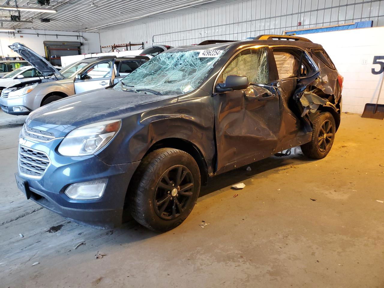 2017 Chevrolet Equinox Lt Blue vin: 2GNFLFEK8H6241510