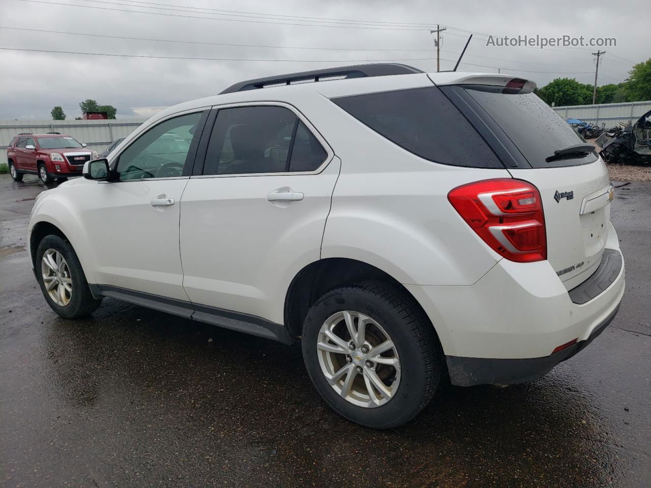 2017 Chevrolet Equinox Lt White vin: 2GNFLFEK8H6248263