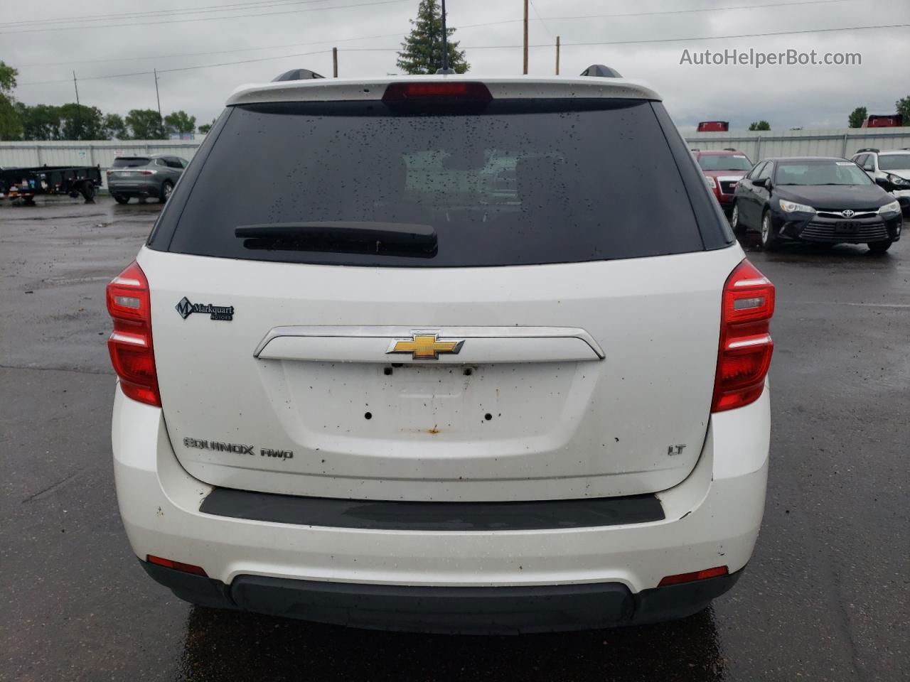 2017 Chevrolet Equinox Lt White vin: 2GNFLFEK8H6248263