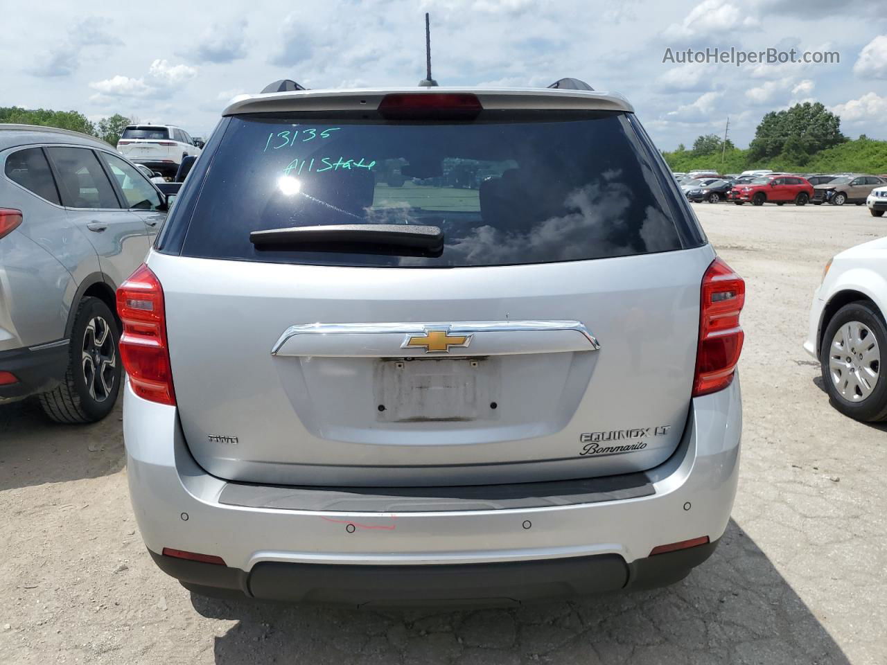 2016 Chevrolet Equinox Lt Silver vin: 2GNFLFEK9G6128969