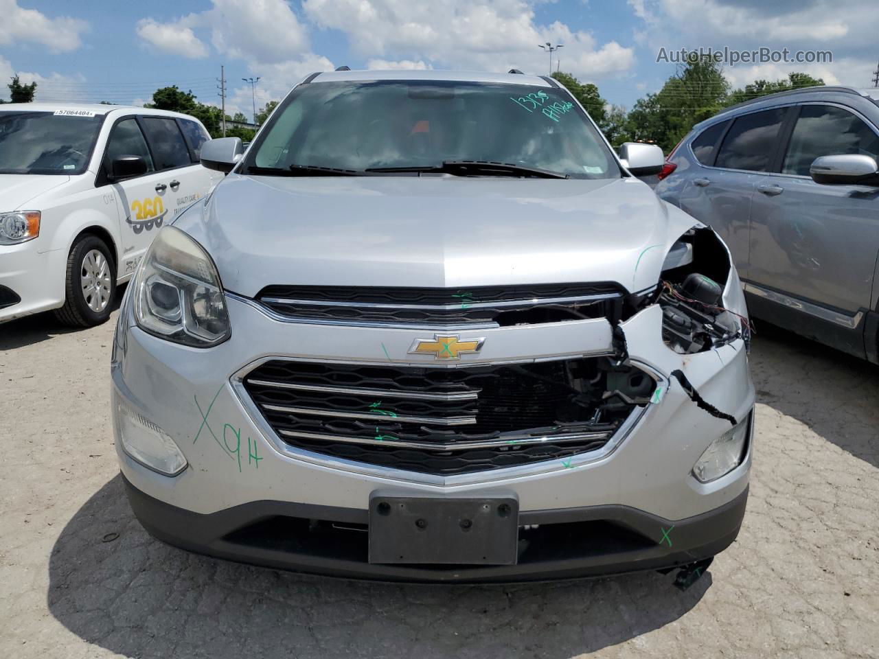 2016 Chevrolet Equinox Lt Silver vin: 2GNFLFEK9G6128969