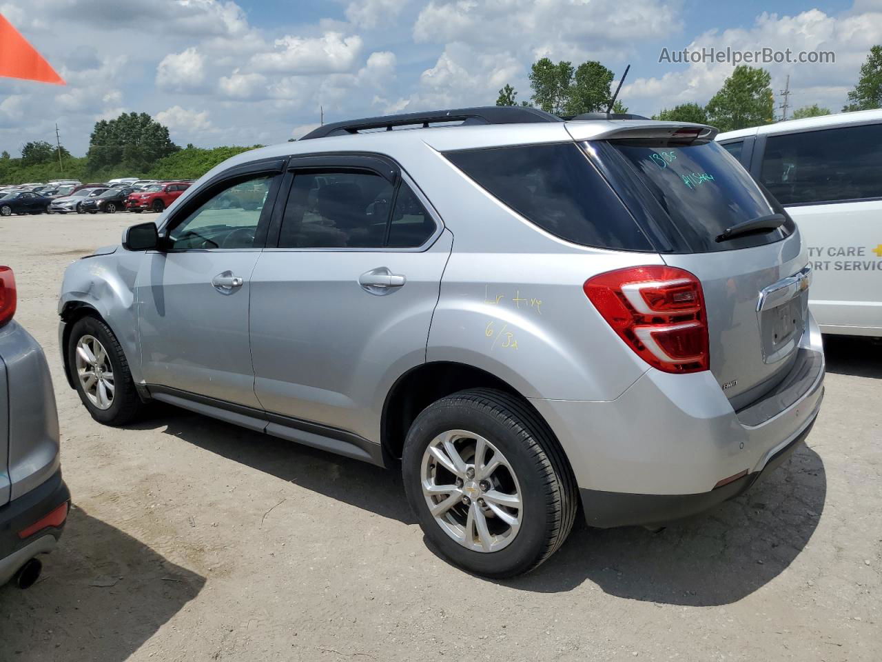 2016 Chevrolet Equinox Lt Серебряный vin: 2GNFLFEK9G6128969