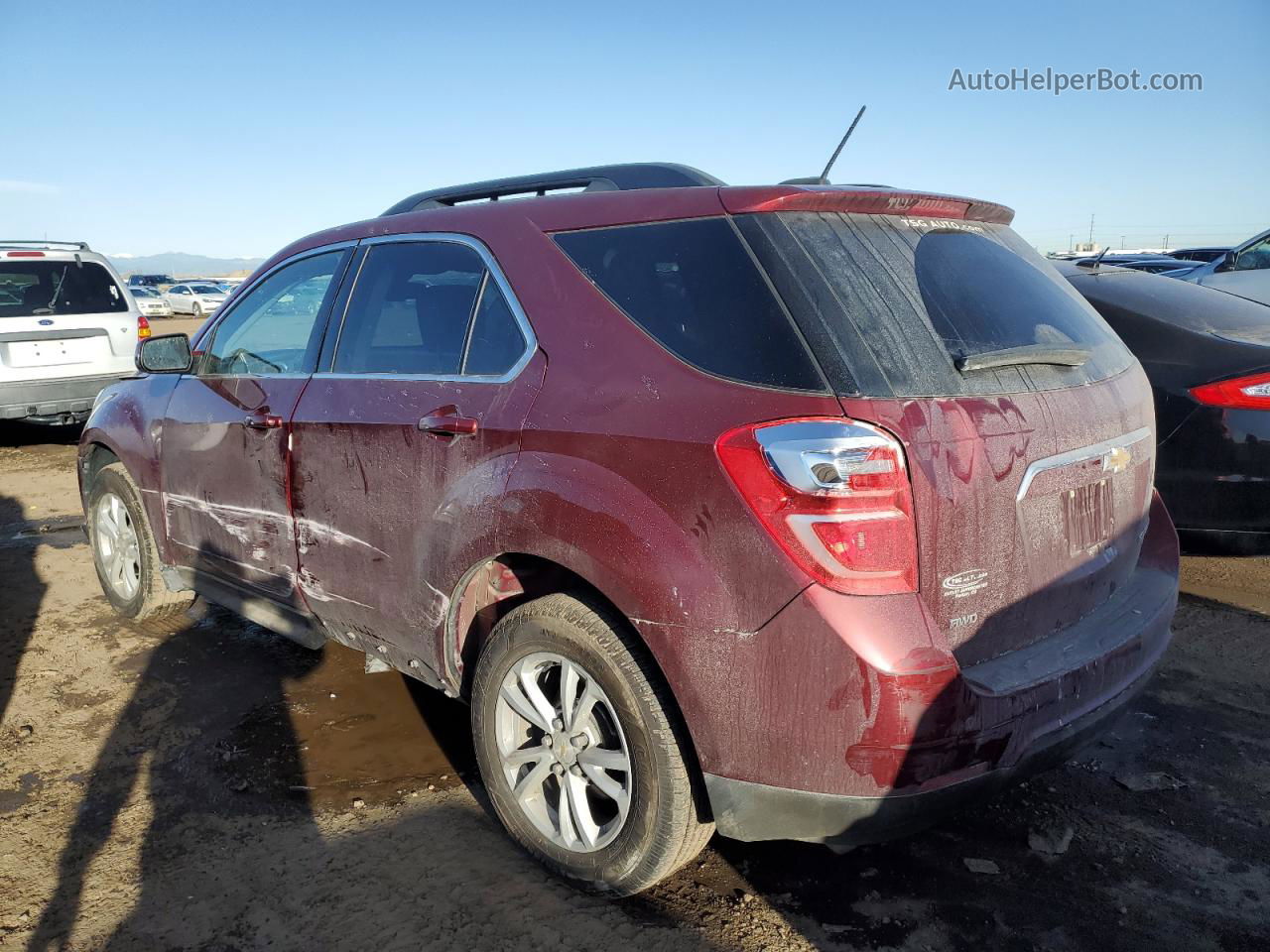 2016 Chevrolet Equinox Lt Red vin: 2GNFLFEK9G6132990