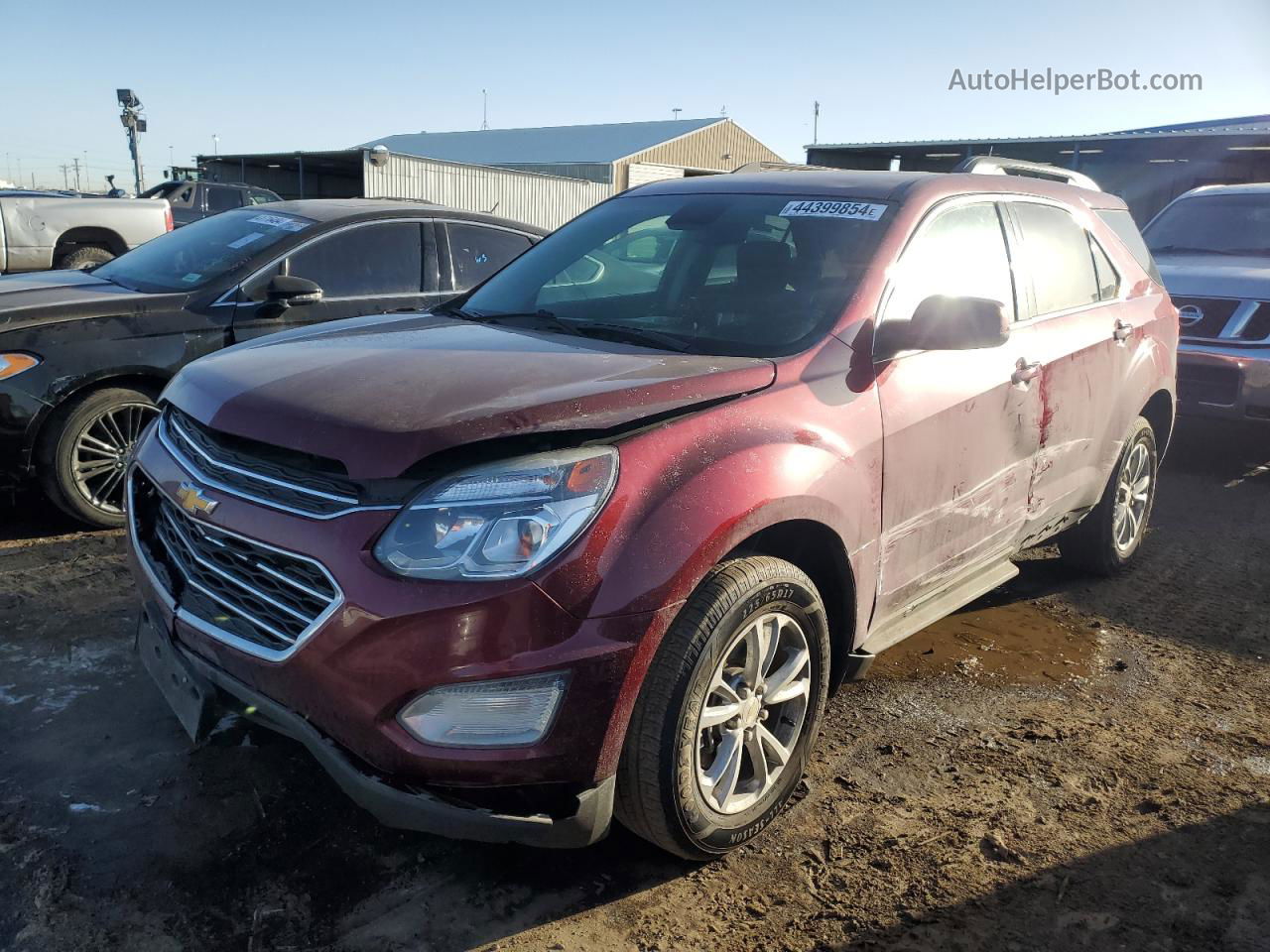 2016 Chevrolet Equinox Lt Красный vin: 2GNFLFEK9G6132990