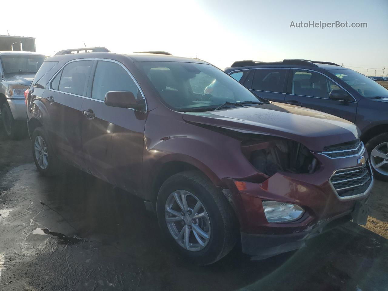 2016 Chevrolet Equinox Lt Red vin: 2GNFLFEK9G6132990