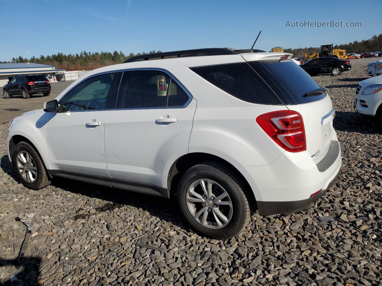 2016 Chevrolet Equinox Lt White vin: 2GNFLFEK9G6215433