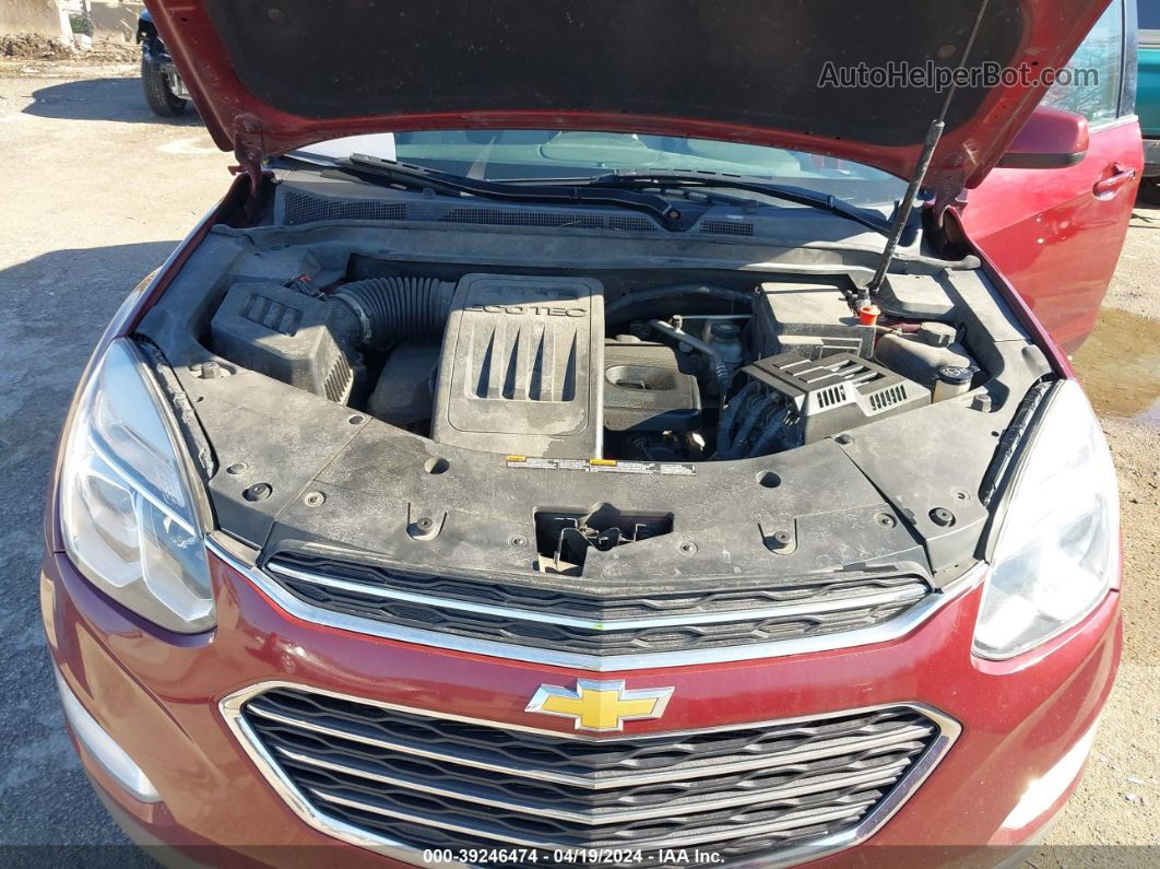 2016 Chevrolet Equinox Lt Бордовый vin: 2GNFLFEK9G6329612