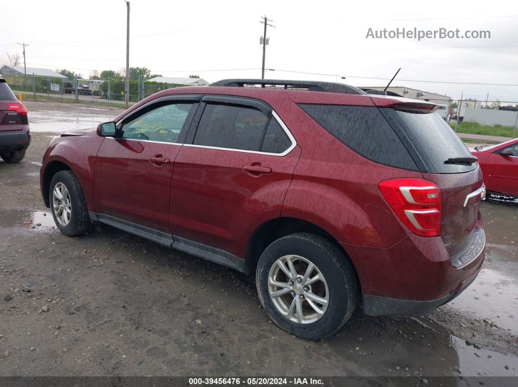 2016 Chevrolet Equinox Lt Бордовый vin: 2GNFLFEKXG6189134