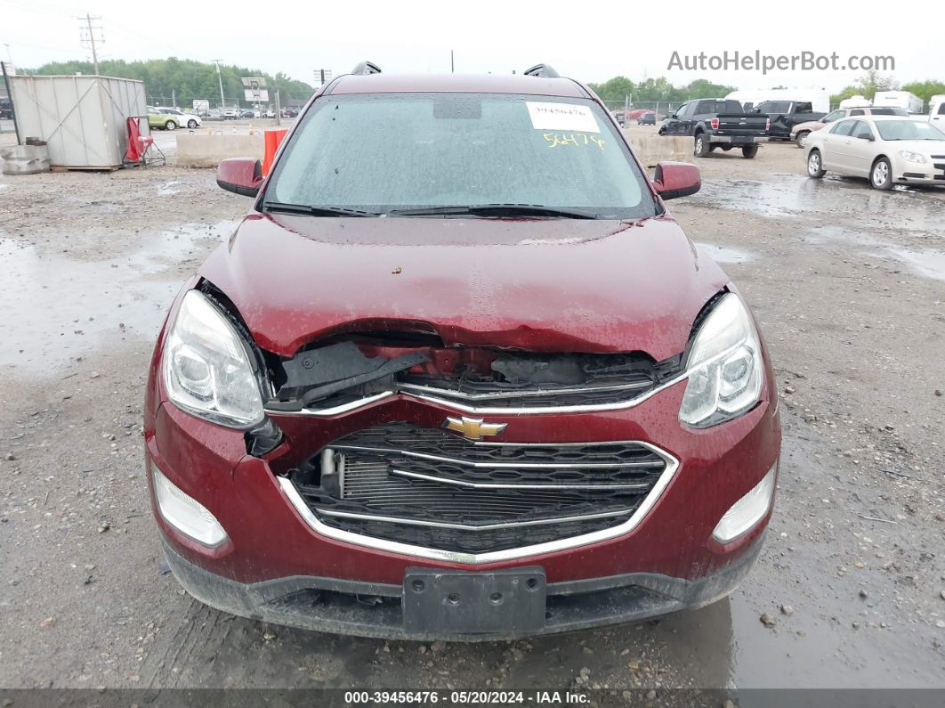 2016 Chevrolet Equinox Lt Бордовый vin: 2GNFLFEKXG6189134