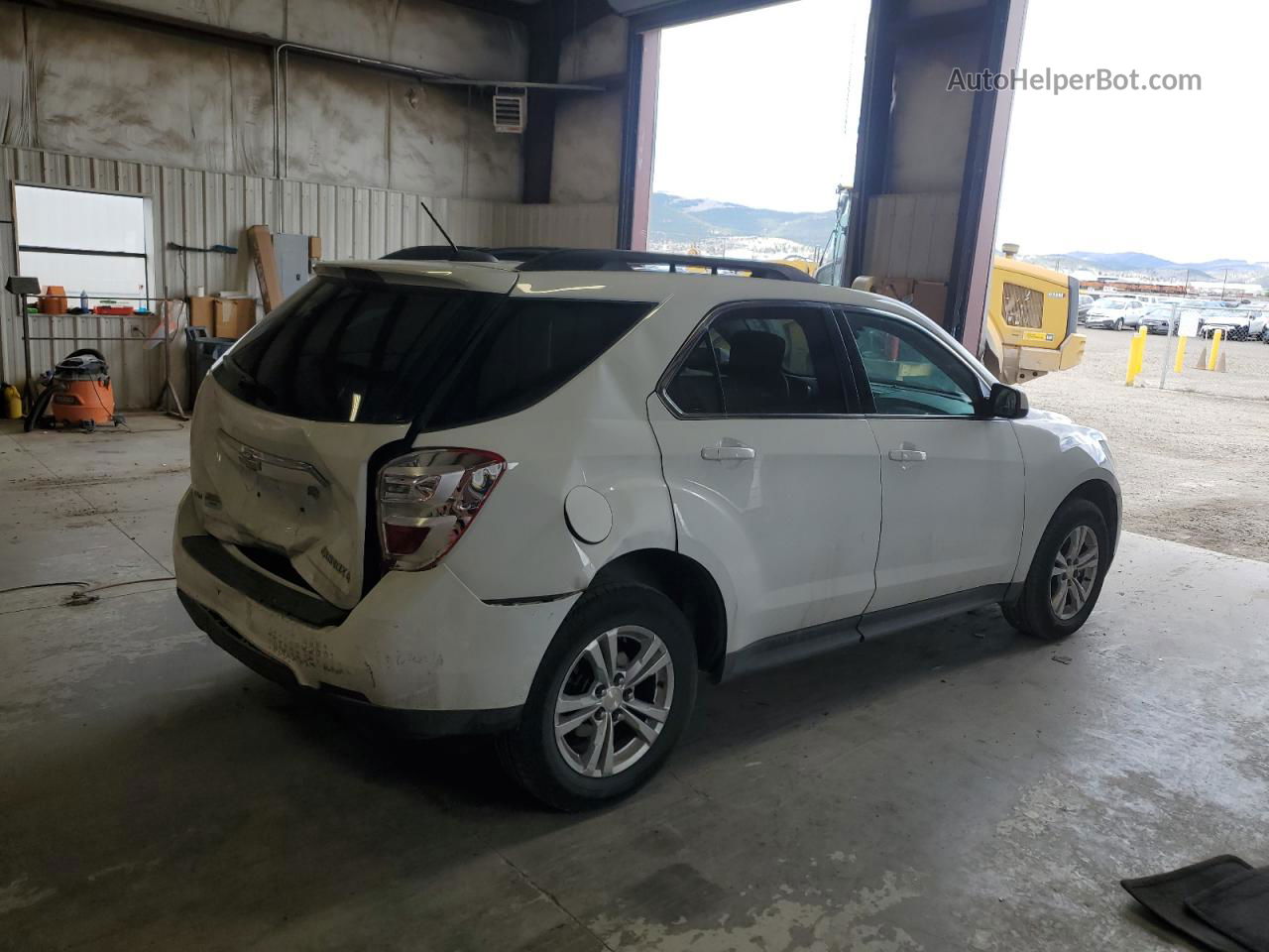 2016 Chevrolet Equinox Lt White vin: 2GNFLFEKXG6202416