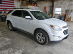 2016 Chevrolet Equinox Lt White vin: 2GNFLFEKXG6202416