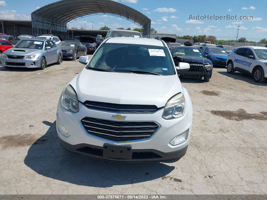 2016 Chevrolet Equinox Lt White vin: 2GNFLFEKXG6270263