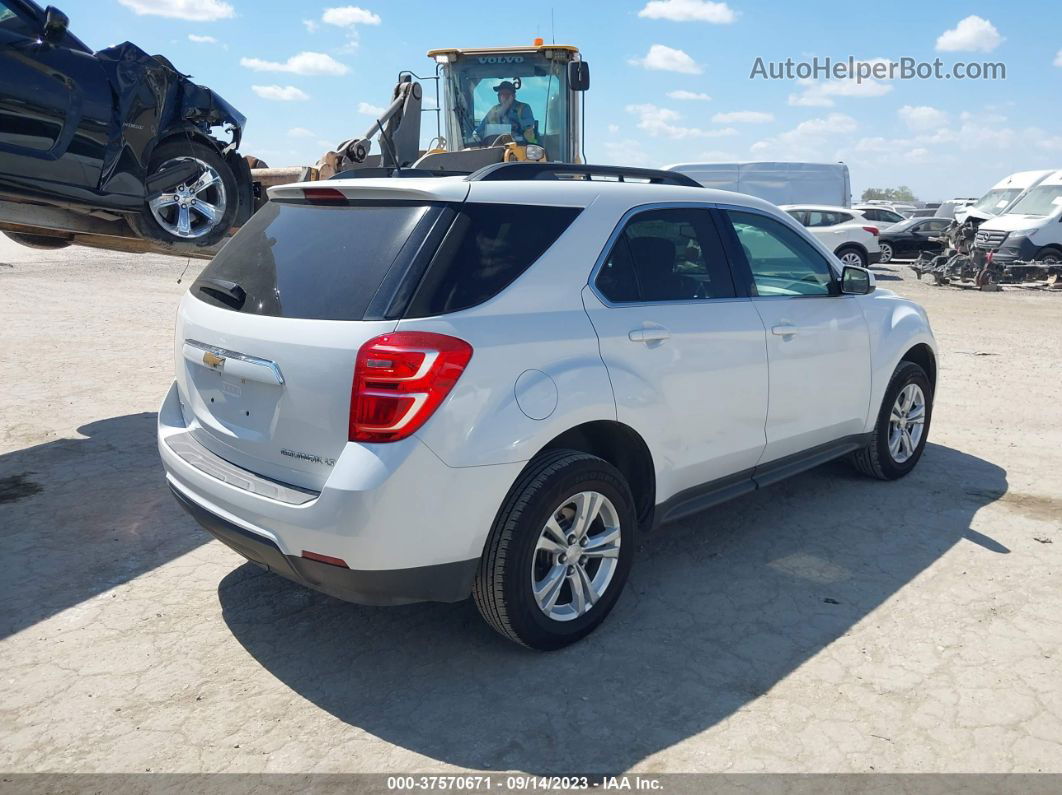 2016 Chevrolet Equinox Lt White vin: 2GNFLFEKXG6270263