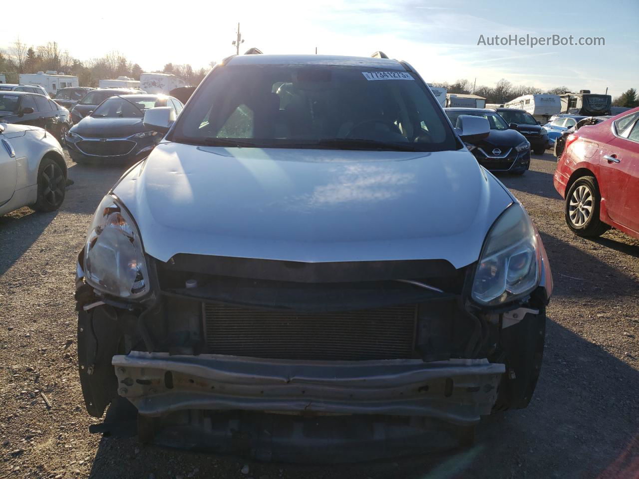 2016 Chevrolet Equinox Lt Silver vin: 2GNFLFEKXG6296734