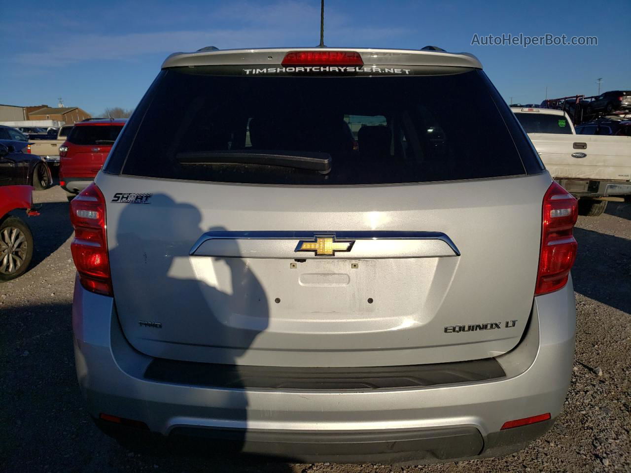 2016 Chevrolet Equinox Lt Серебряный vin: 2GNFLFEKXG6296734