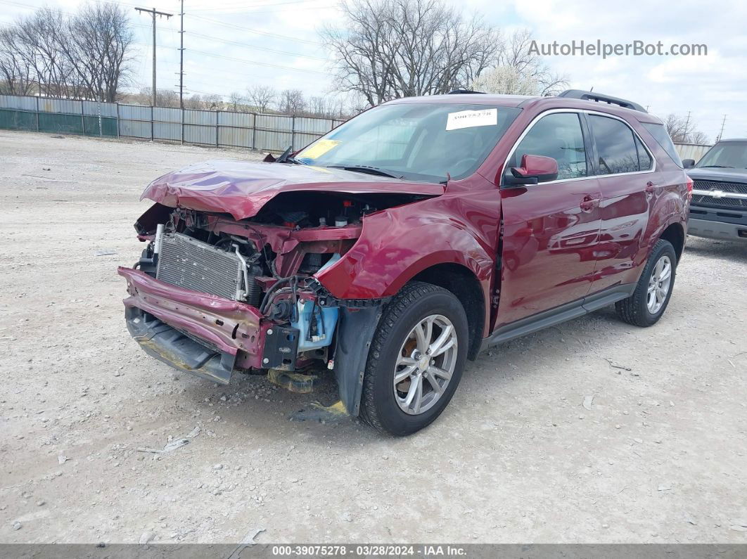 2016 Chevrolet Equinox Lt Red vin: 2GNFLFEKXG6323396