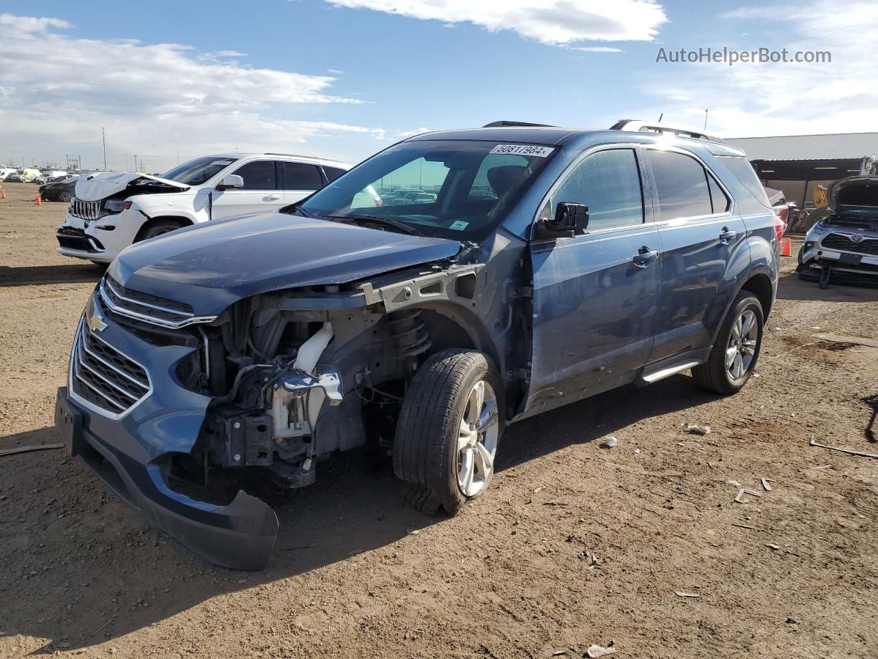 2016 Chevrolet Equinox Lt Blue vin: 2GNFLFEKXG6352946