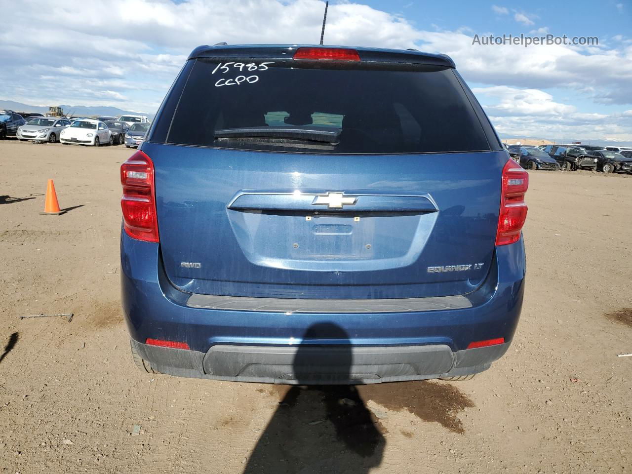 2016 Chevrolet Equinox Lt Blue vin: 2GNFLFEKXG6352946