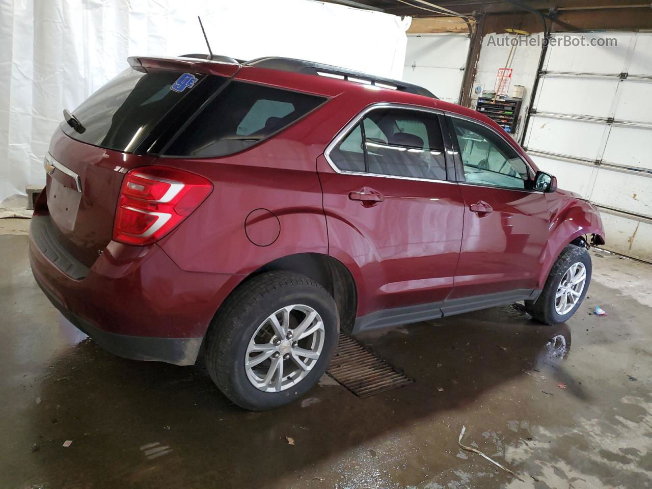 2017 Chevrolet Equinox Lt Maroon vin: 2GNFLFEKXH6164476