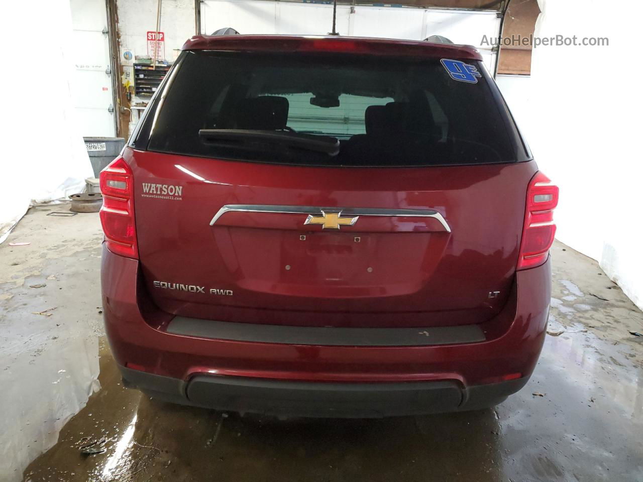 2017 Chevrolet Equinox Lt Maroon vin: 2GNFLFEKXH6164476