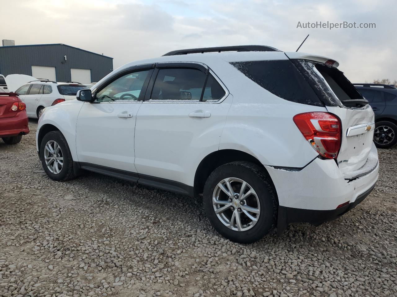 2017 Chevrolet Equinox Lt White vin: 2GNFLFEKXH6242903