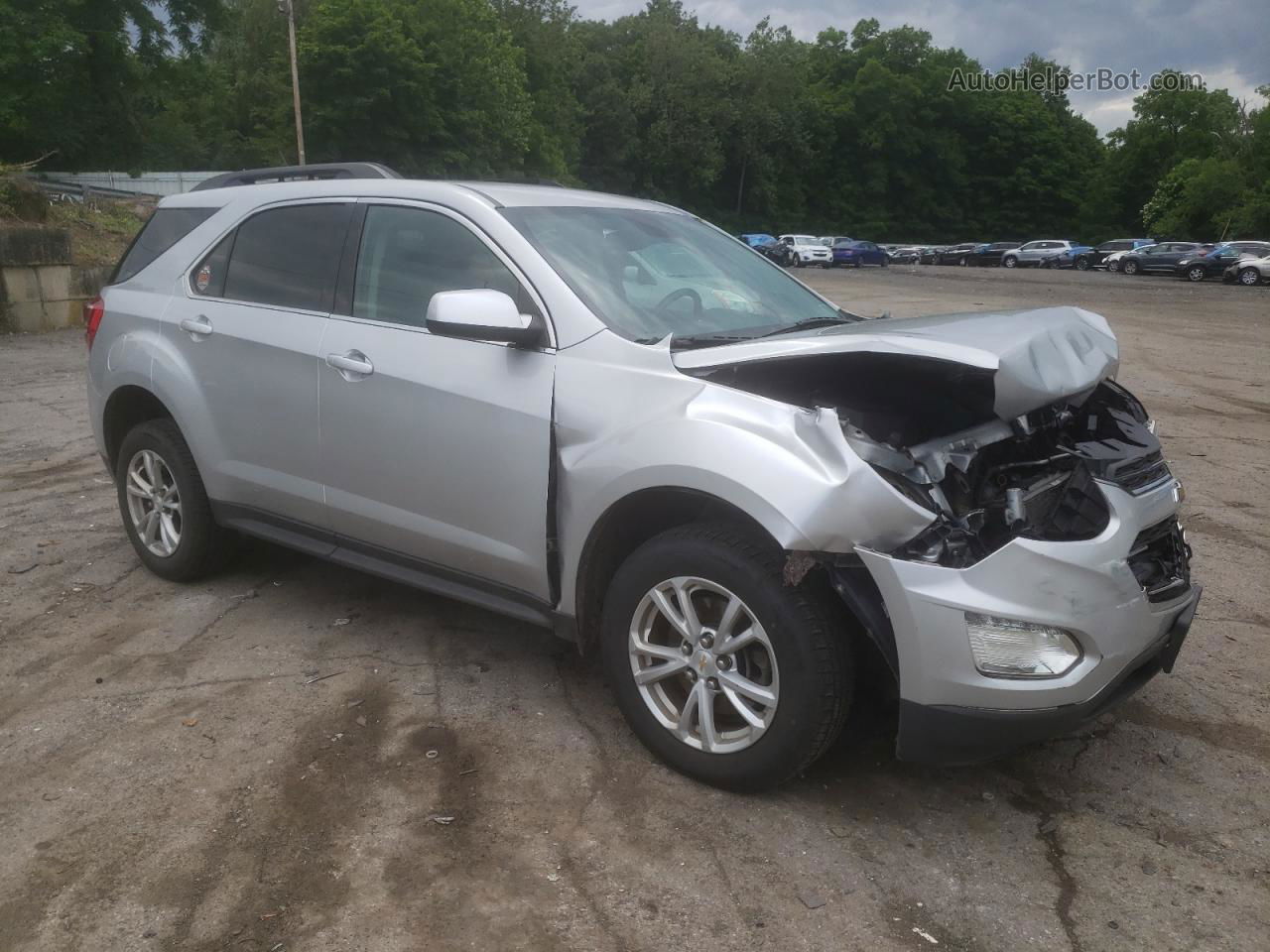 2017 Chevrolet Equinox Lt Silver vin: 2GNFLFEKXH6305241