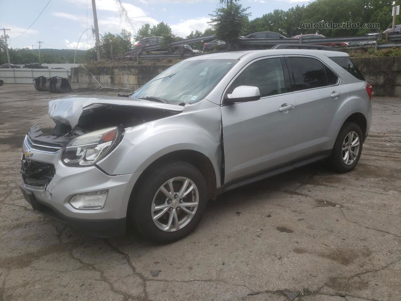 2017 Chevrolet Equinox Lt Silver vin: 2GNFLFEKXH6305241