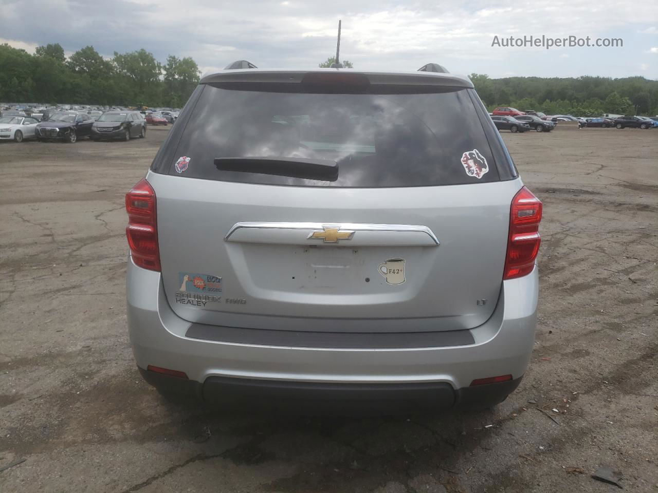 2017 Chevrolet Equinox Lt Серебряный vin: 2GNFLFEKXH6305241