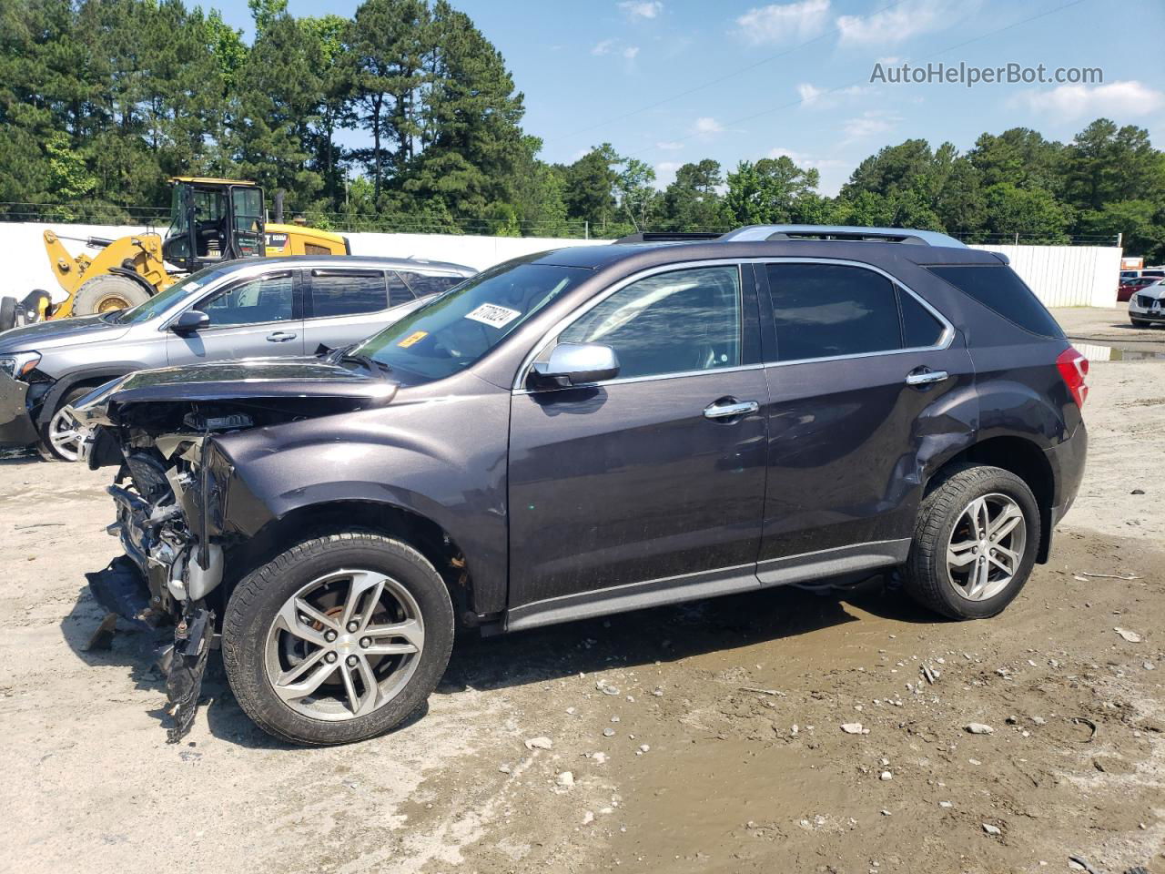 2016 Chevrolet Equinox Ltz Gray vin: 2GNFLGE30G6250327