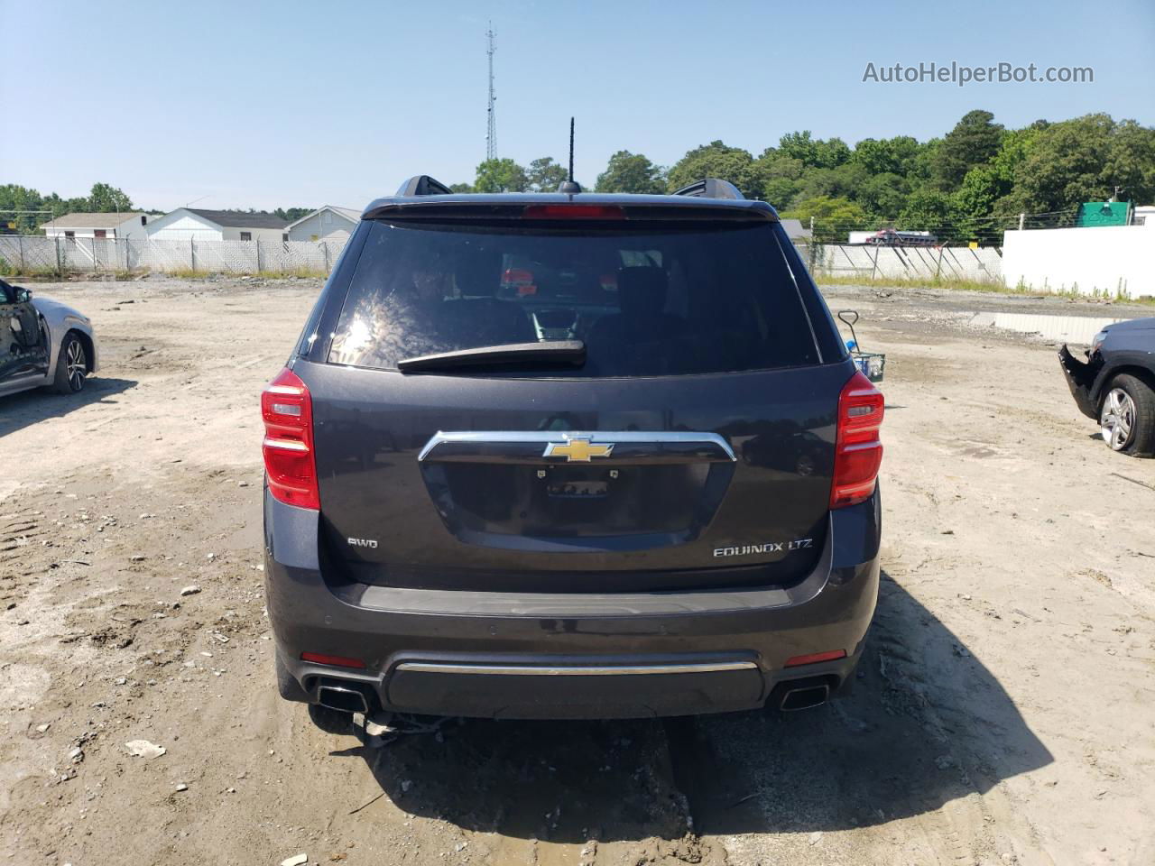 2016 Chevrolet Equinox Ltz Gray vin: 2GNFLGE30G6250327