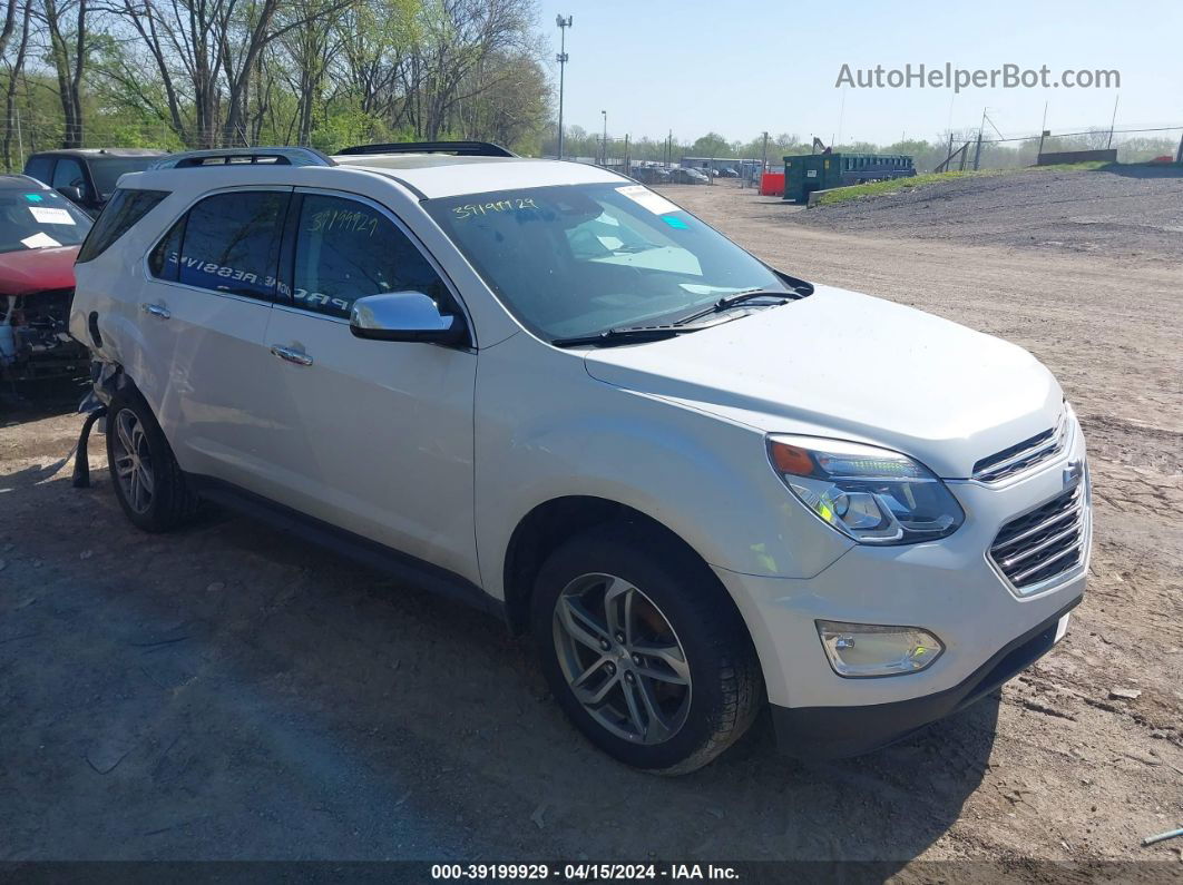 2017 Chevrolet Equinox Premier White vin: 2GNFLGE30H6204837