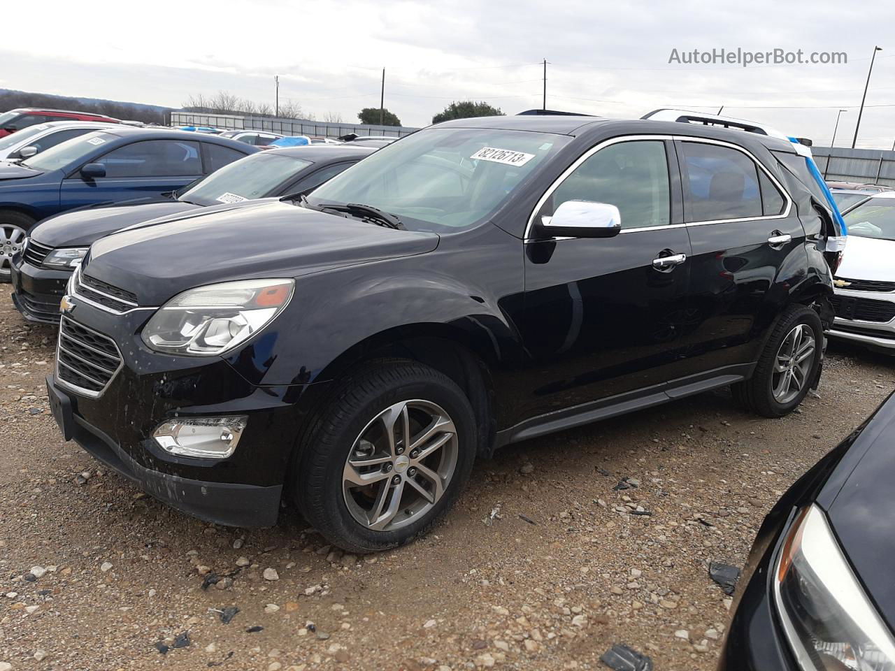 2017 Chevrolet Equinox Premier Black vin: 2GNFLGE31H6205415