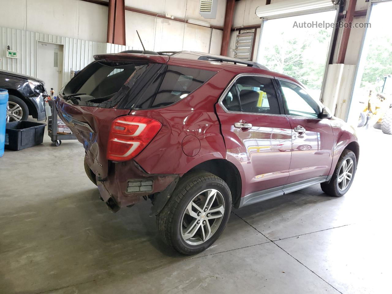 2016 Chevrolet Equinox Ltz Burgundy vin: 2GNFLGE32G6260115