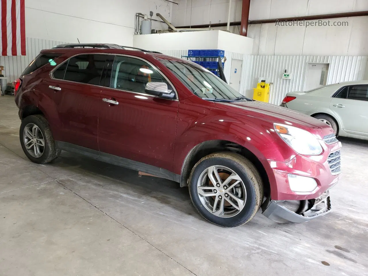 2016 Chevrolet Equinox Ltz Burgundy vin: 2GNFLGE32G6260115