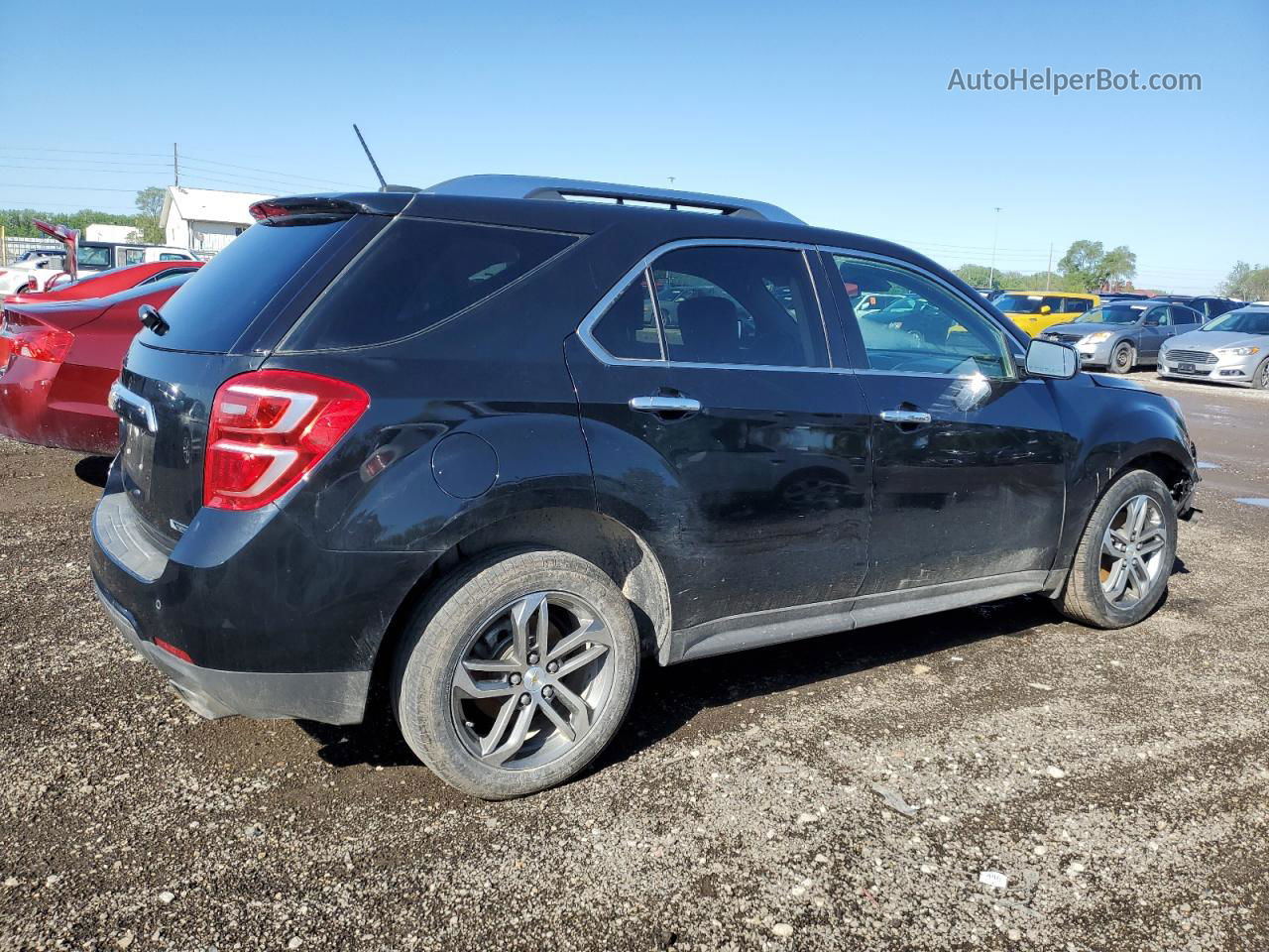 2017 Chevrolet Equinox Premier Black vin: 2GNFLGE32H6113360