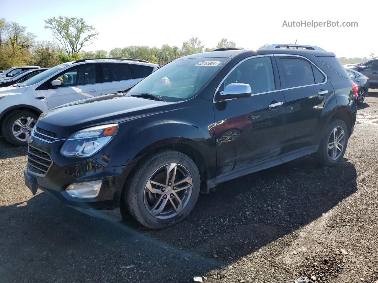 2017 Chevrolet Equinox Premier Black vin: 2GNFLGE32H6113360