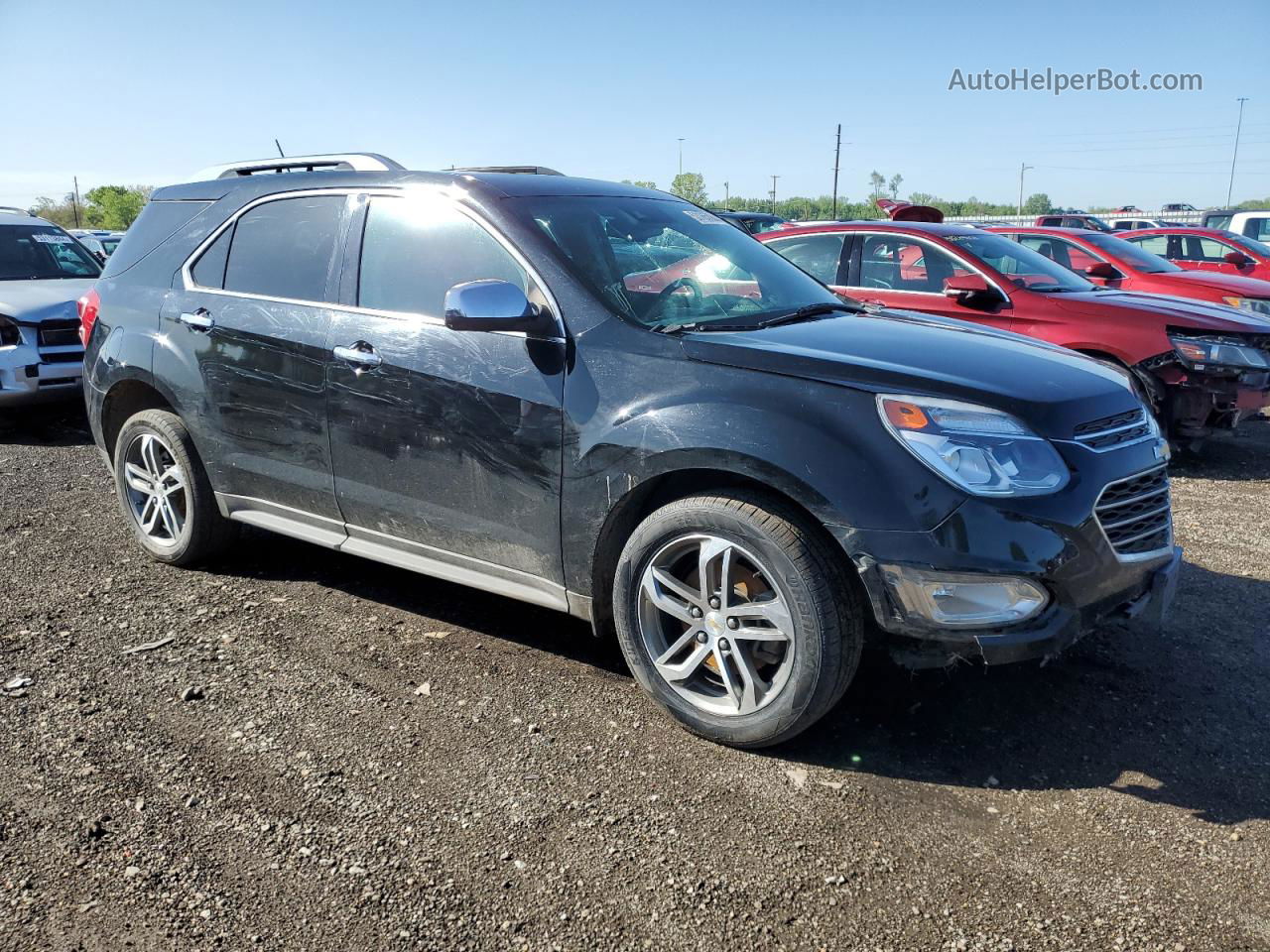 2017 Chevrolet Equinox Premier Black vin: 2GNFLGE32H6113360