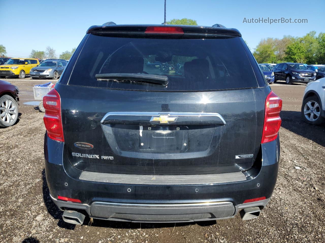 2017 Chevrolet Equinox Premier Black vin: 2GNFLGE32H6113360