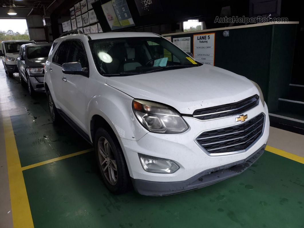 2016 Chevrolet Equinox Ltz Белый vin: 2GNFLGE33G6186770