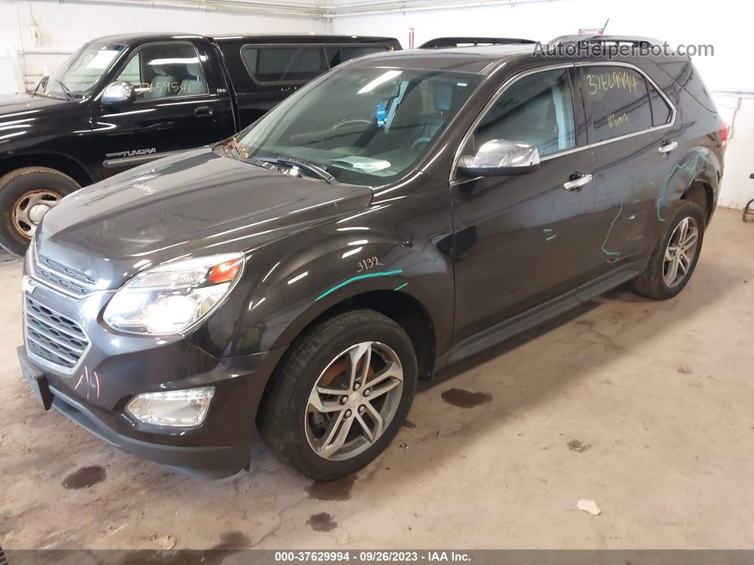 2016 Chevrolet Equinox Ltz Black vin: 2GNFLGE33G6339180