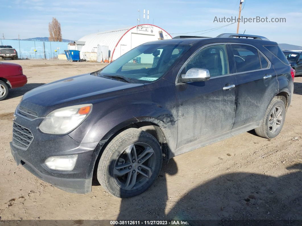 2016 Chevrolet Equinox Ltz Gray vin: 2GNFLGE36G6193308