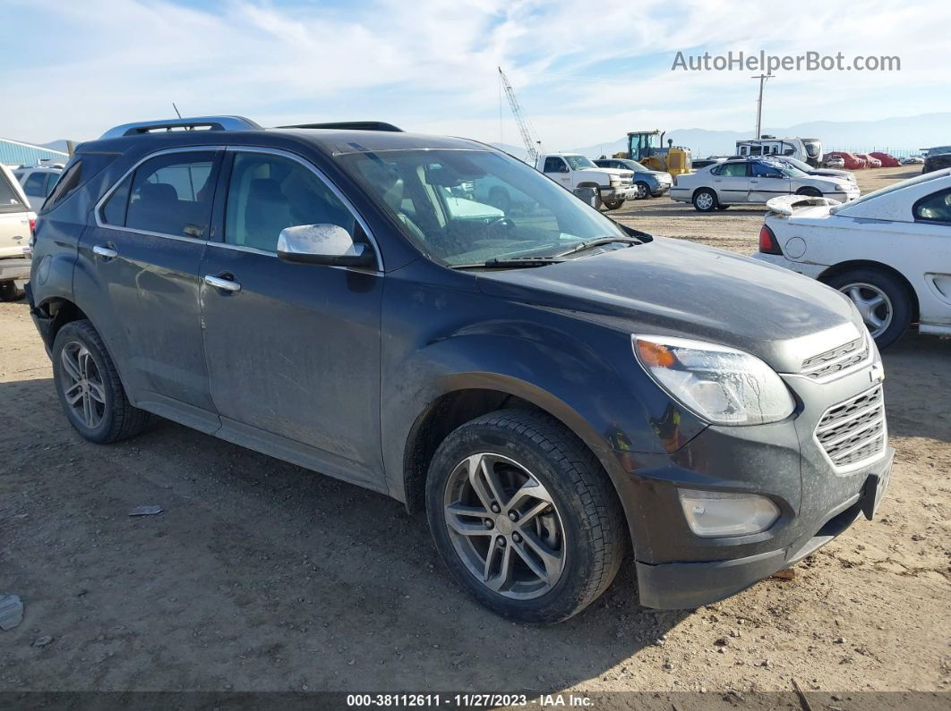 2016 Chevrolet Equinox Ltz Gray vin: 2GNFLGE36G6193308