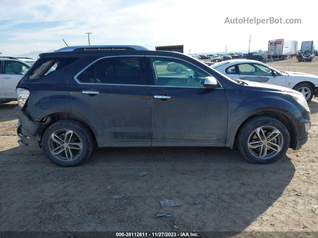 2016 Chevrolet Equinox Ltz Gray vin: 2GNFLGE36G6193308