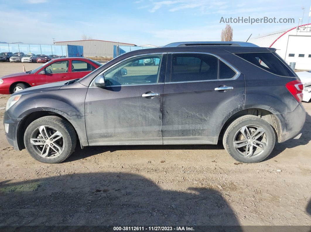 2016 Chevrolet Equinox Ltz Gray vin: 2GNFLGE36G6193308