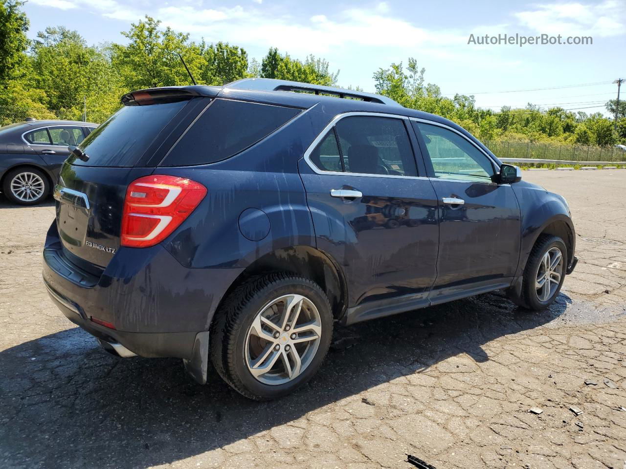 2016 Chevrolet Equinox Ltz Blue vin: 2GNFLGE36G6215517