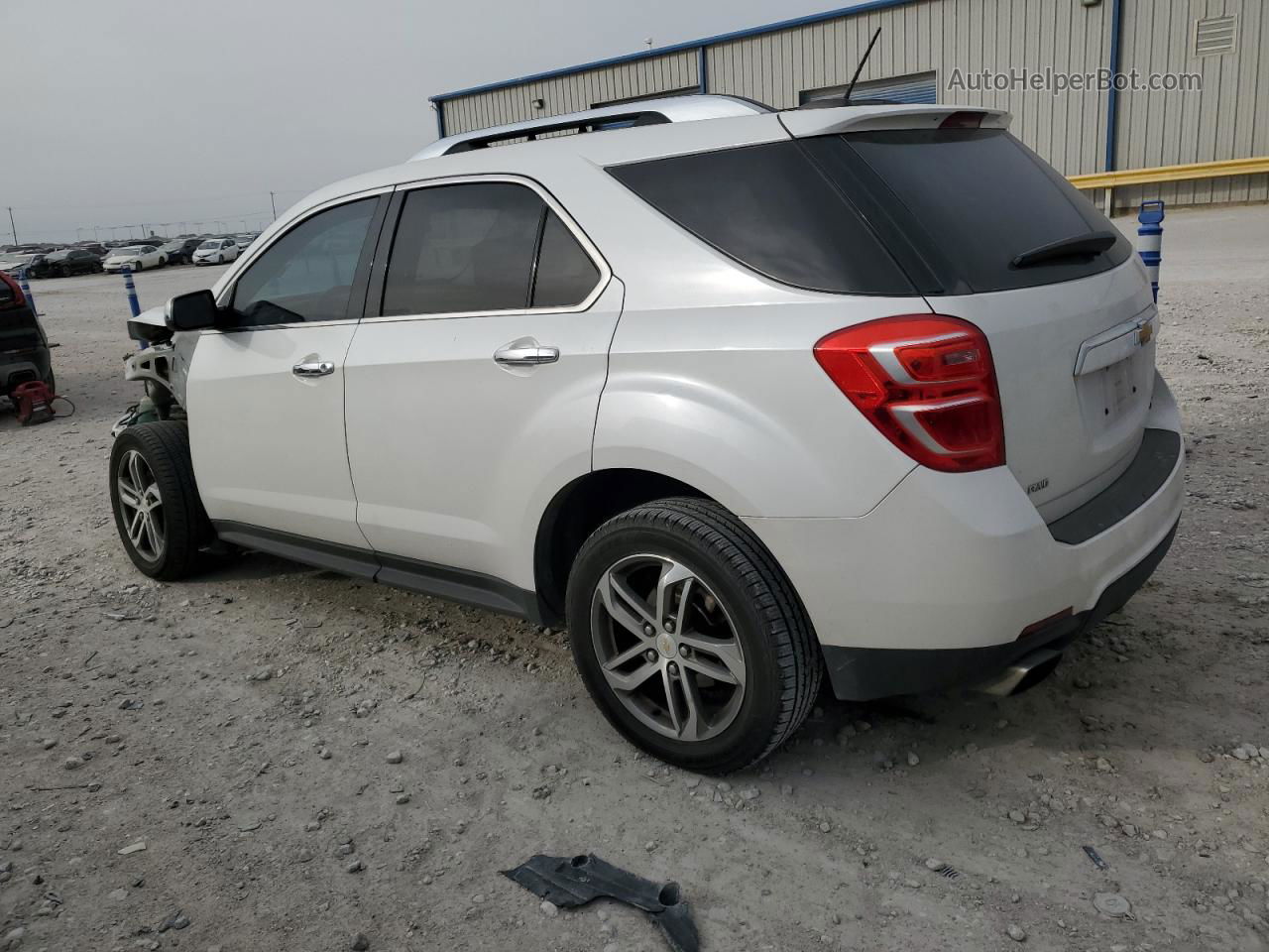 2016 Chevrolet Equinox Ltz White vin: 2GNFLGE37G6351896