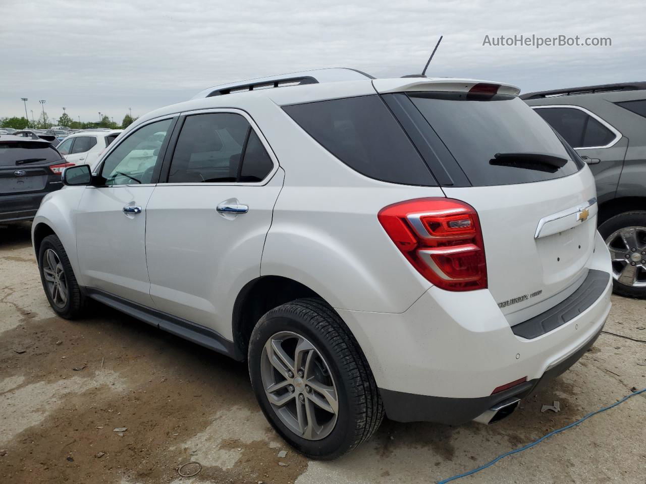 2017 Chevrolet Equinox Premier White vin: 2GNFLGE37H6177636